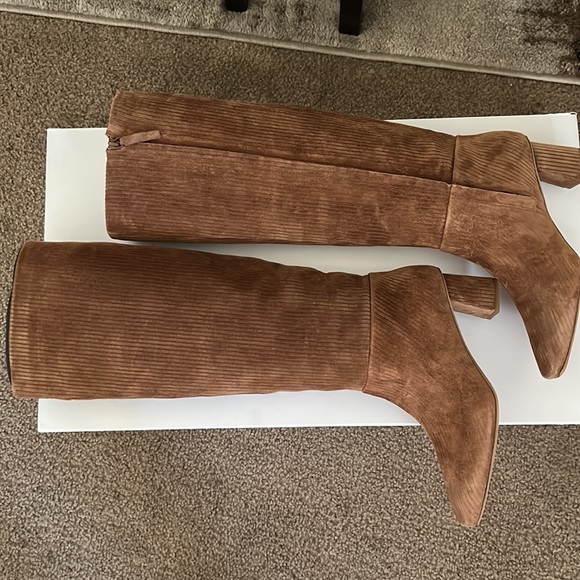 πHPπNIB 3.1 Phillip Lim Tess Ribbed Suede Knee Boots - Picture 8 of 10
